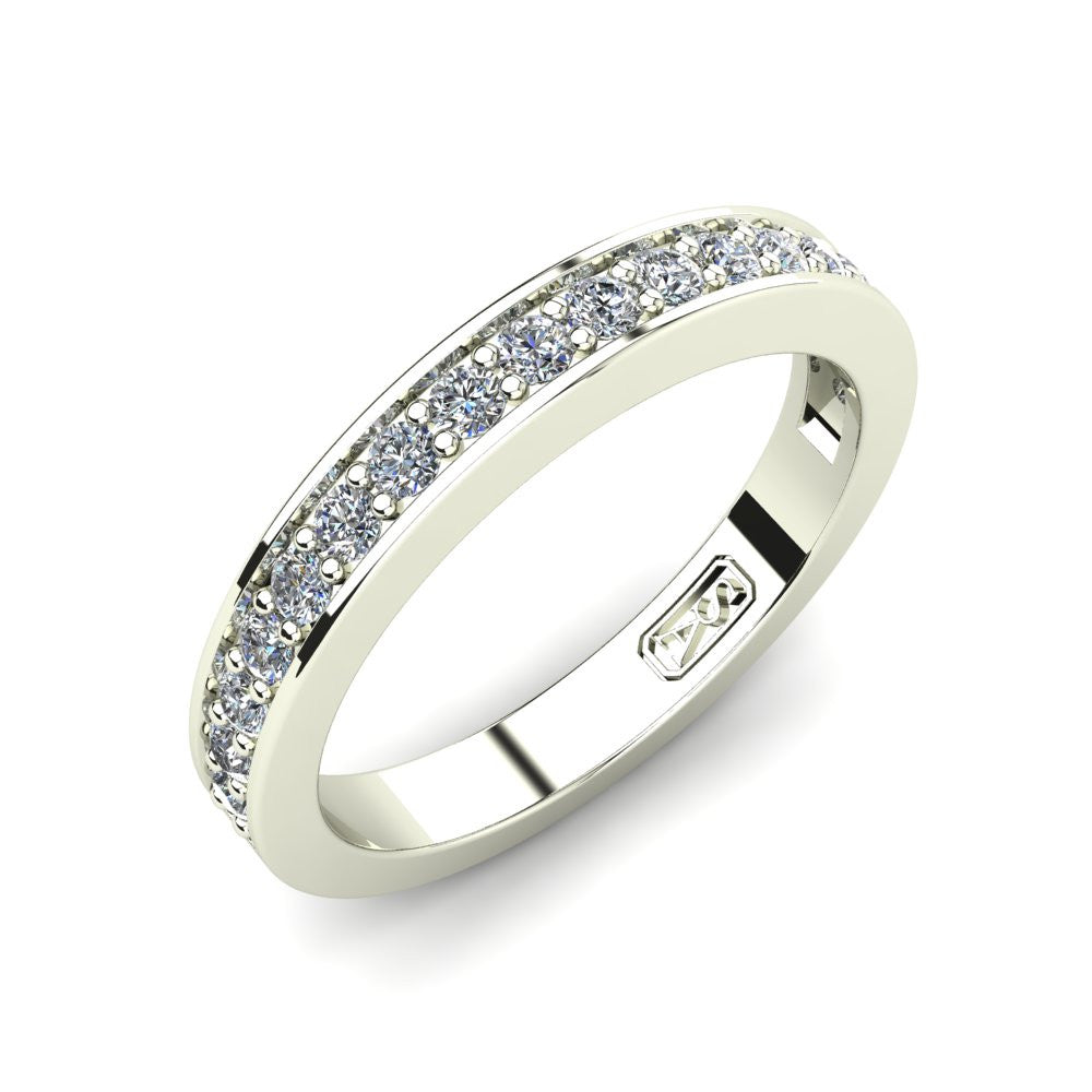 Bead Set Diamond Wedding Band