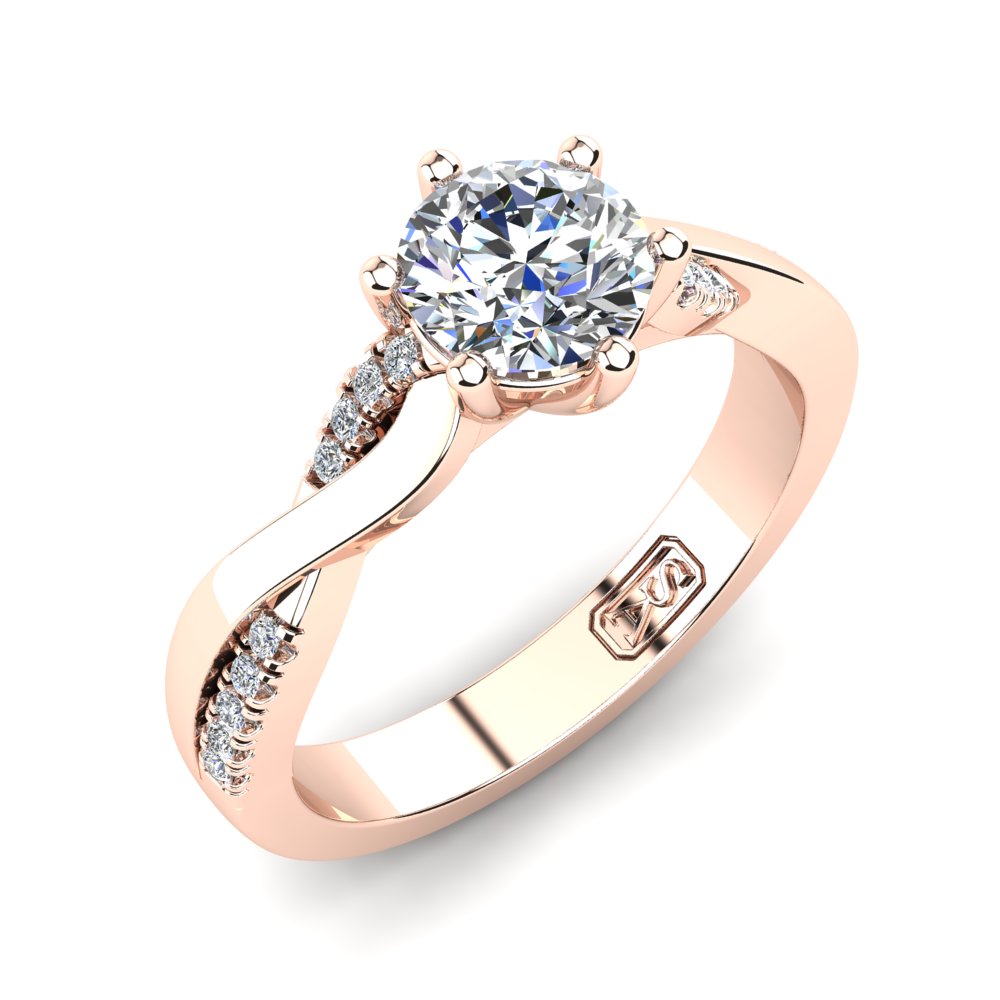 'Adele' Round Brilliant Cut Engagement Ring