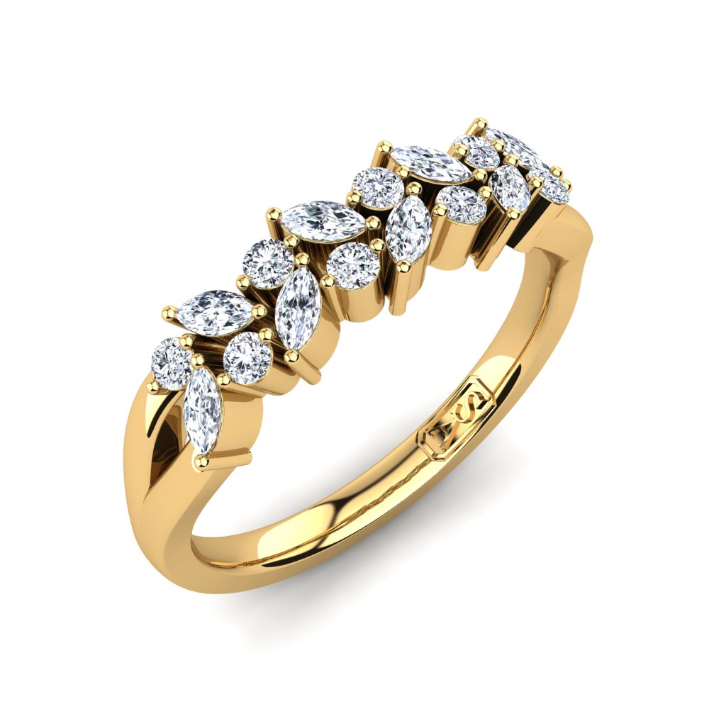 'Kat' Diamond Wedding Band