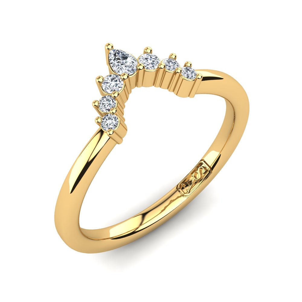 'Anika' Diamond Wedding Band