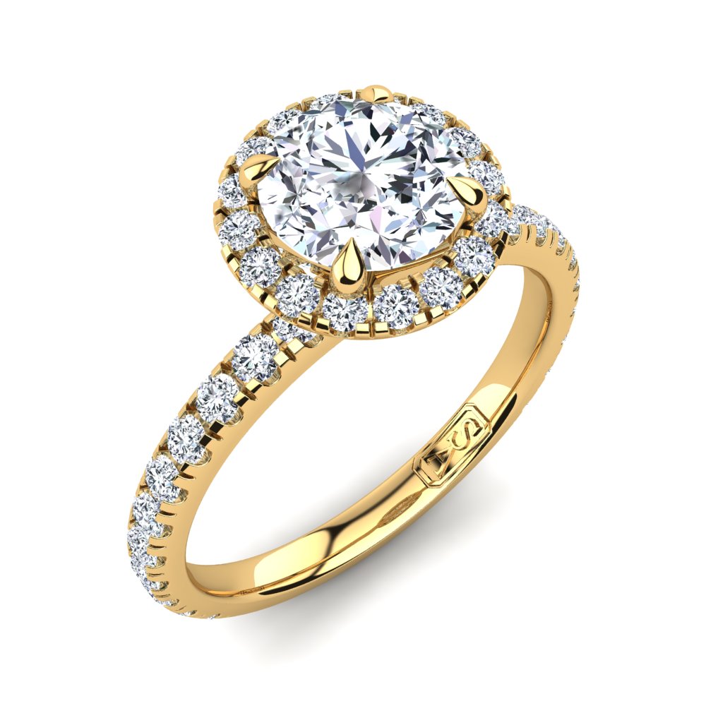 'Skye' Round Brilliant Cut Engagement Ring