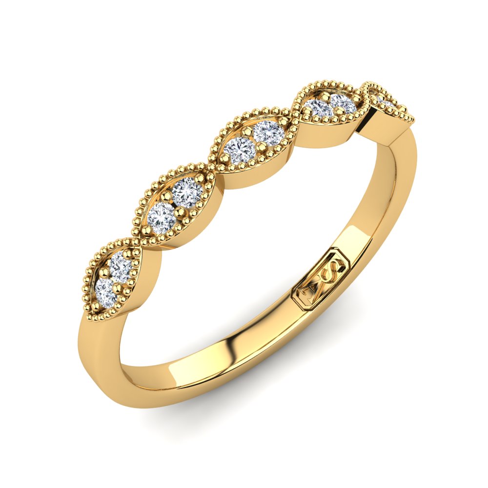 'Brie' Diamond Wedding Band