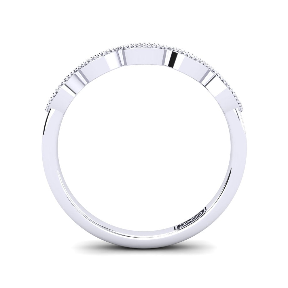 'Brie' Diamond Wedding Band