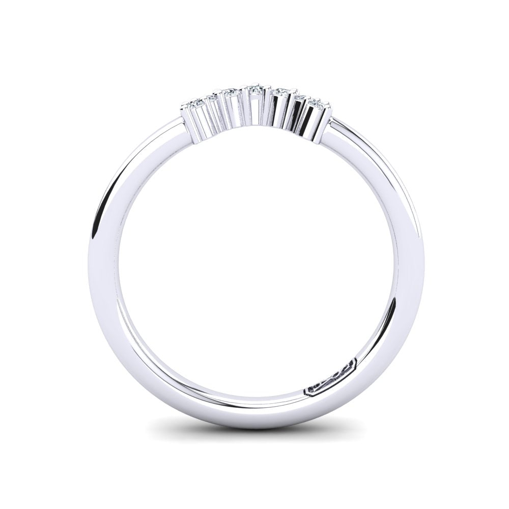 'Ivy' Diamond Wedding Band