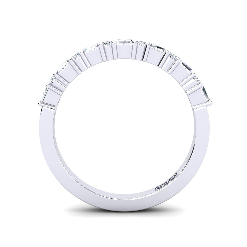 'Rose' Diamond Wedding Band