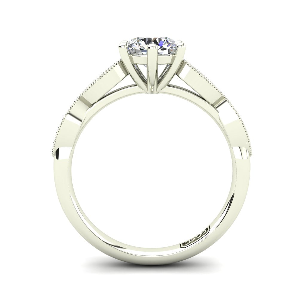 'Lisa' Round Brilliant Cut Engagement Ring