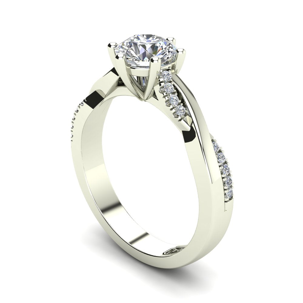 'Adele' Round Brilliant Cut Engagement Ring