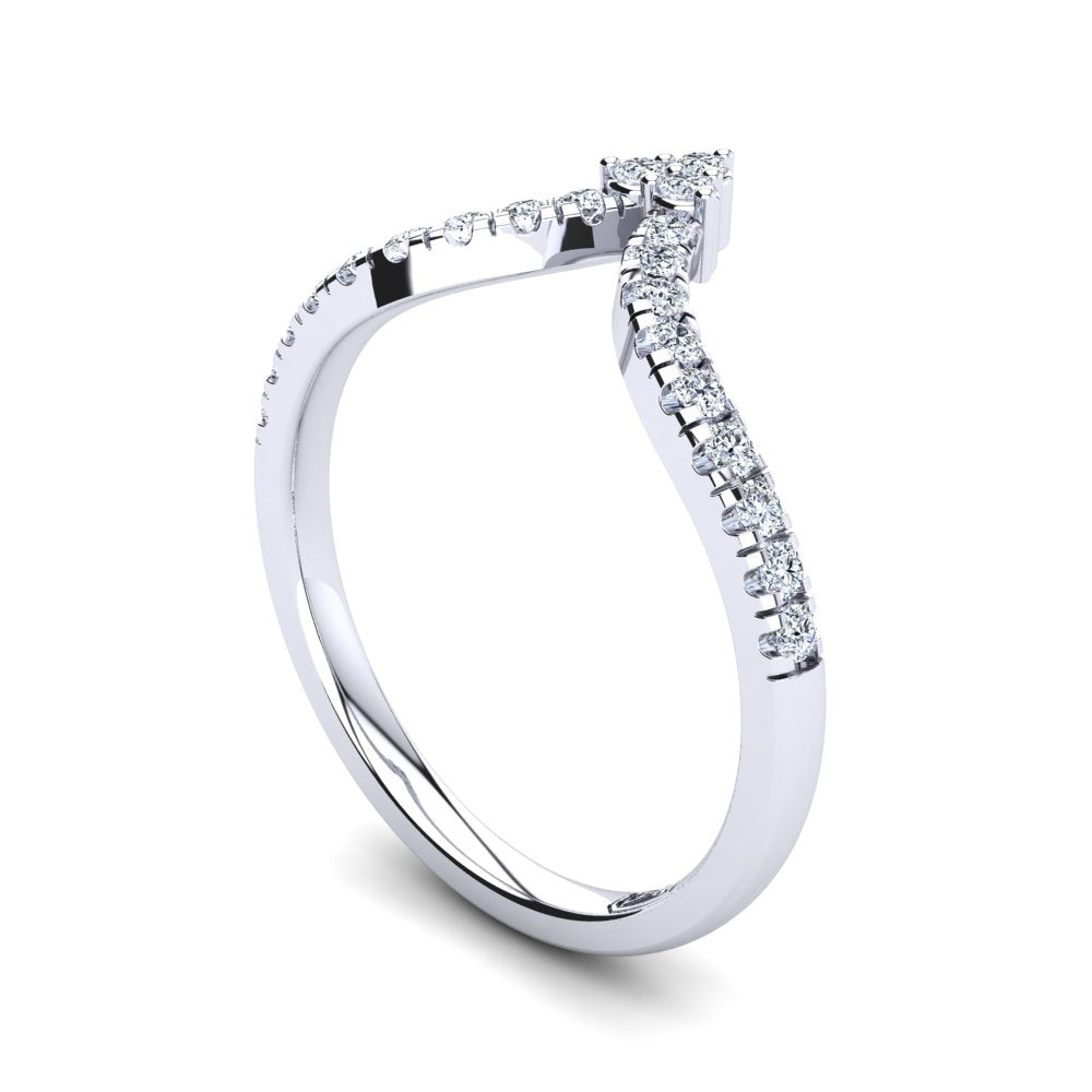'Penny' Diamond Wedding Band
