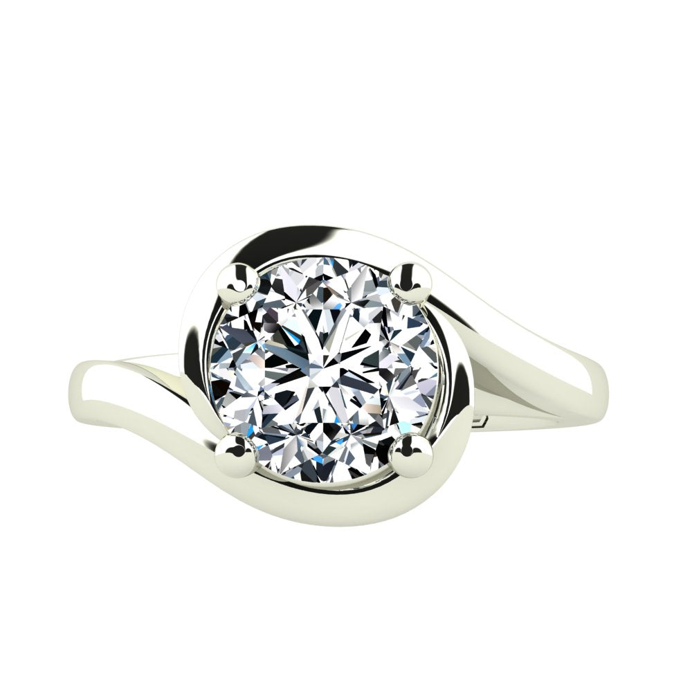 'Layla' Round Brilliant Cut Engagement Ring