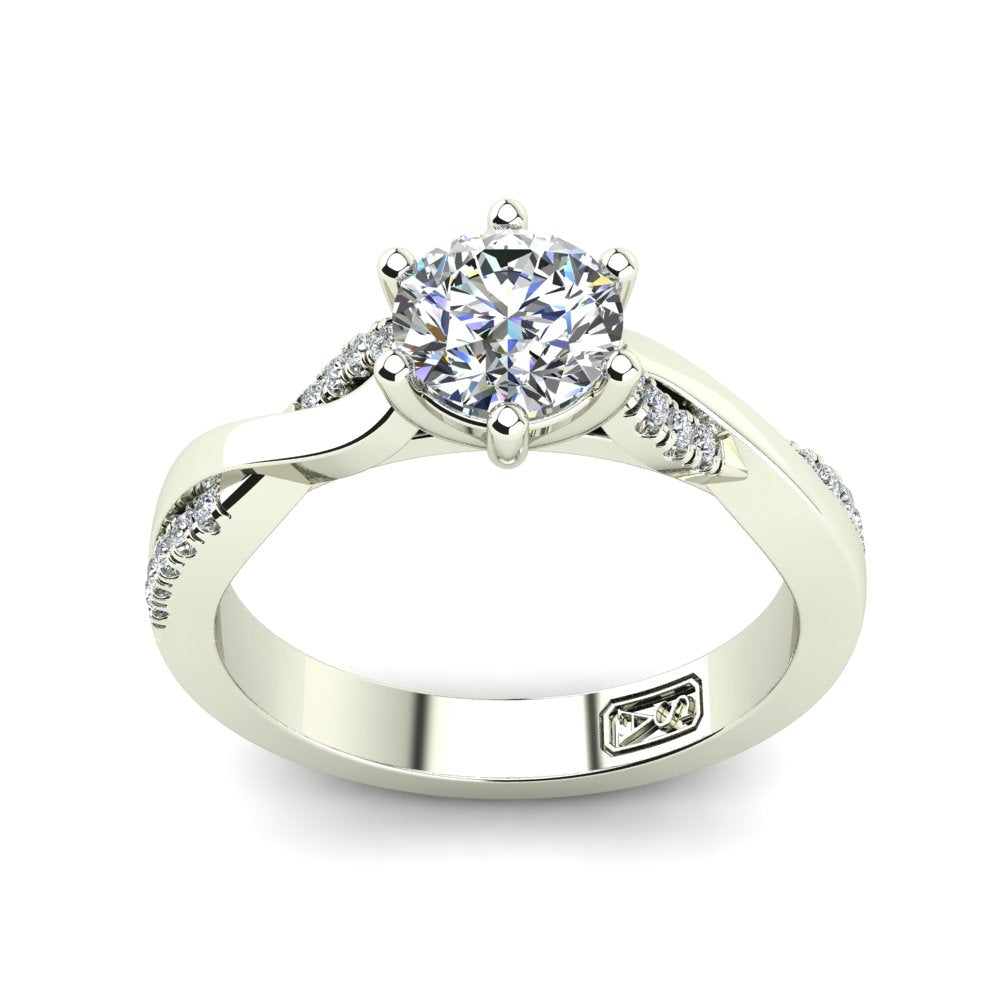 'Adele' Round Brilliant Cut Engagement Ring