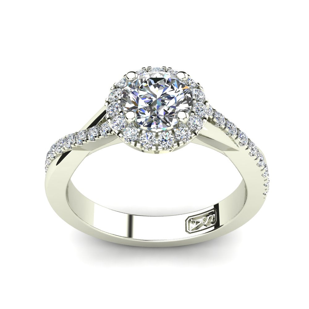 'Anna' Round Brilliant Cut Engagement Ring