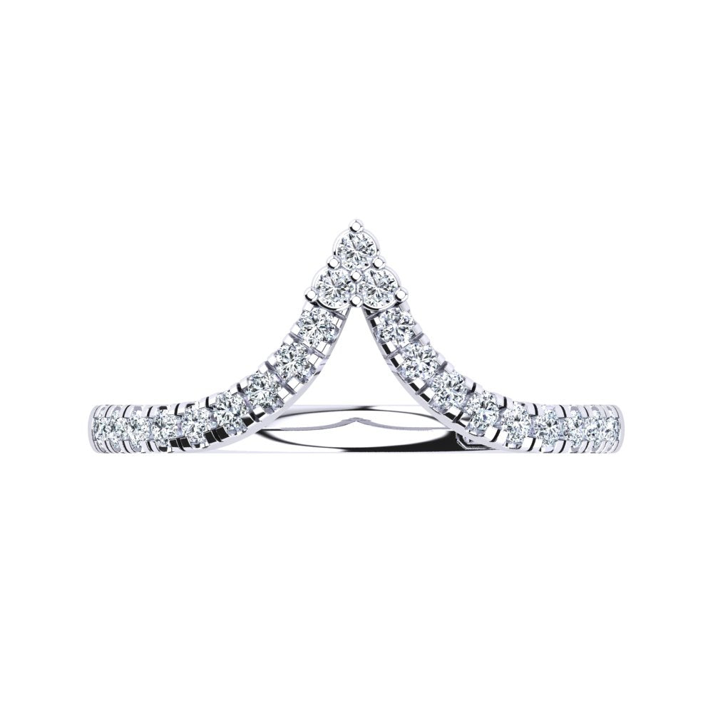 'Penny' Diamond Wedding Band