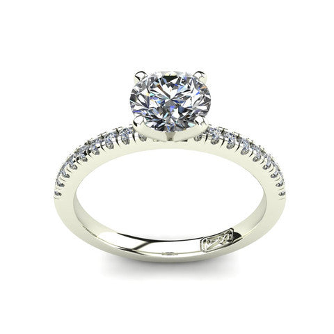 'Chloe' Round Brilliant Cut Engagement Ring