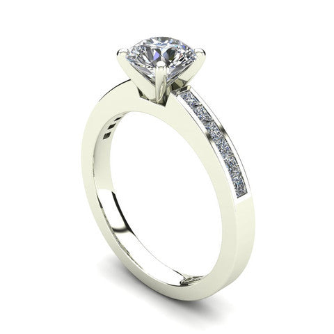 'Lydia' Round Brilliant Cut Engagement Ring
