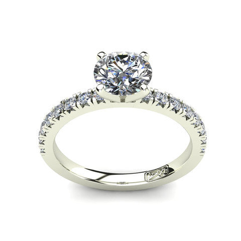 'Emily' Round Brilliant Cut Engagement Ring