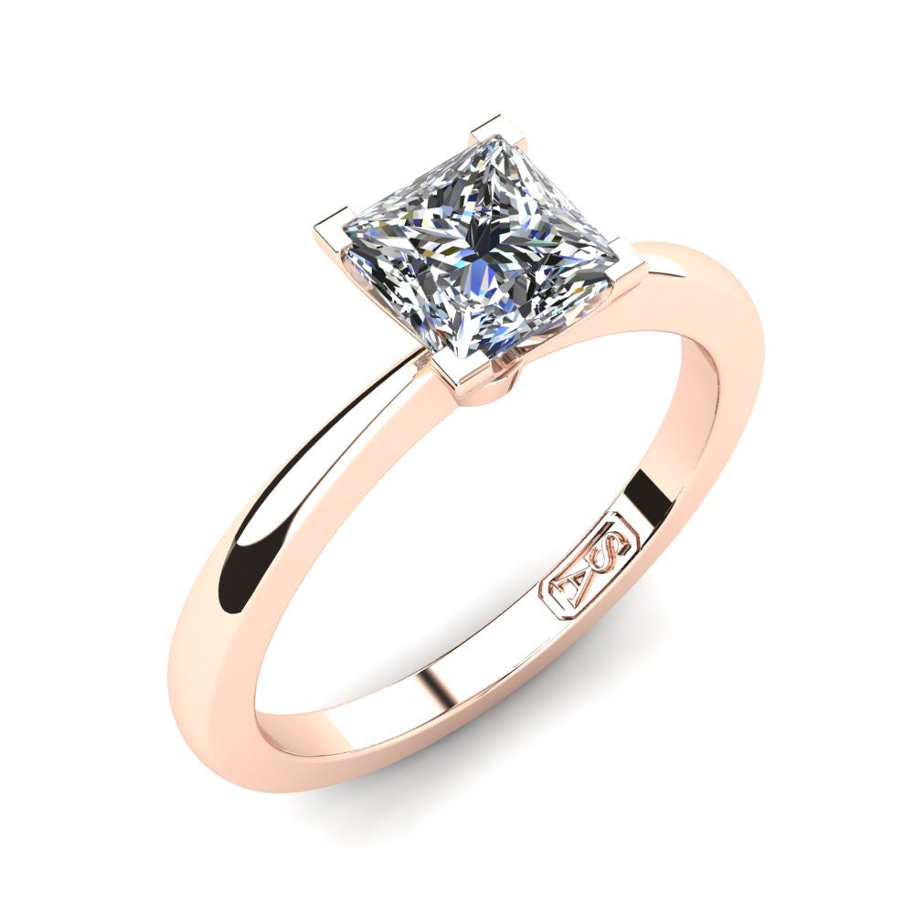 'Grace' Princess Cut Lab Grown Engagement Ring