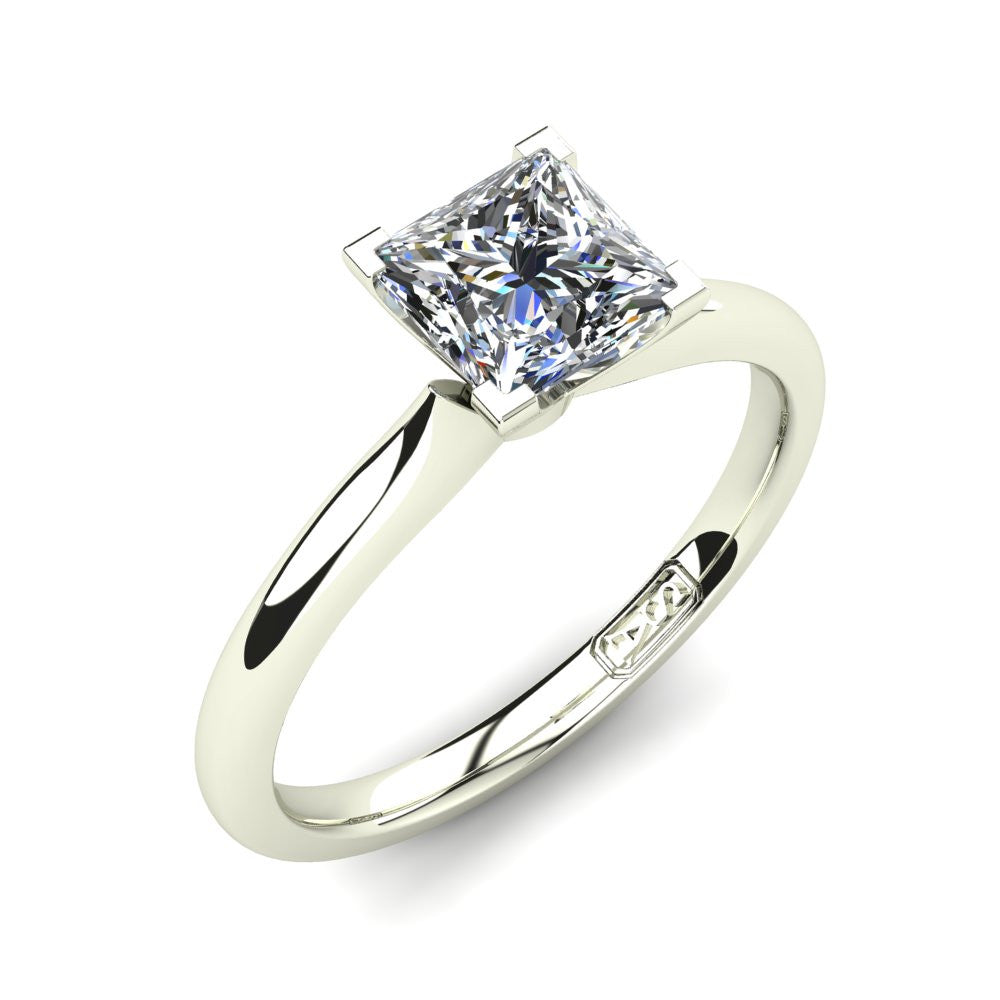 'Delta' Princess Cut Lab Grown Engagement Ring