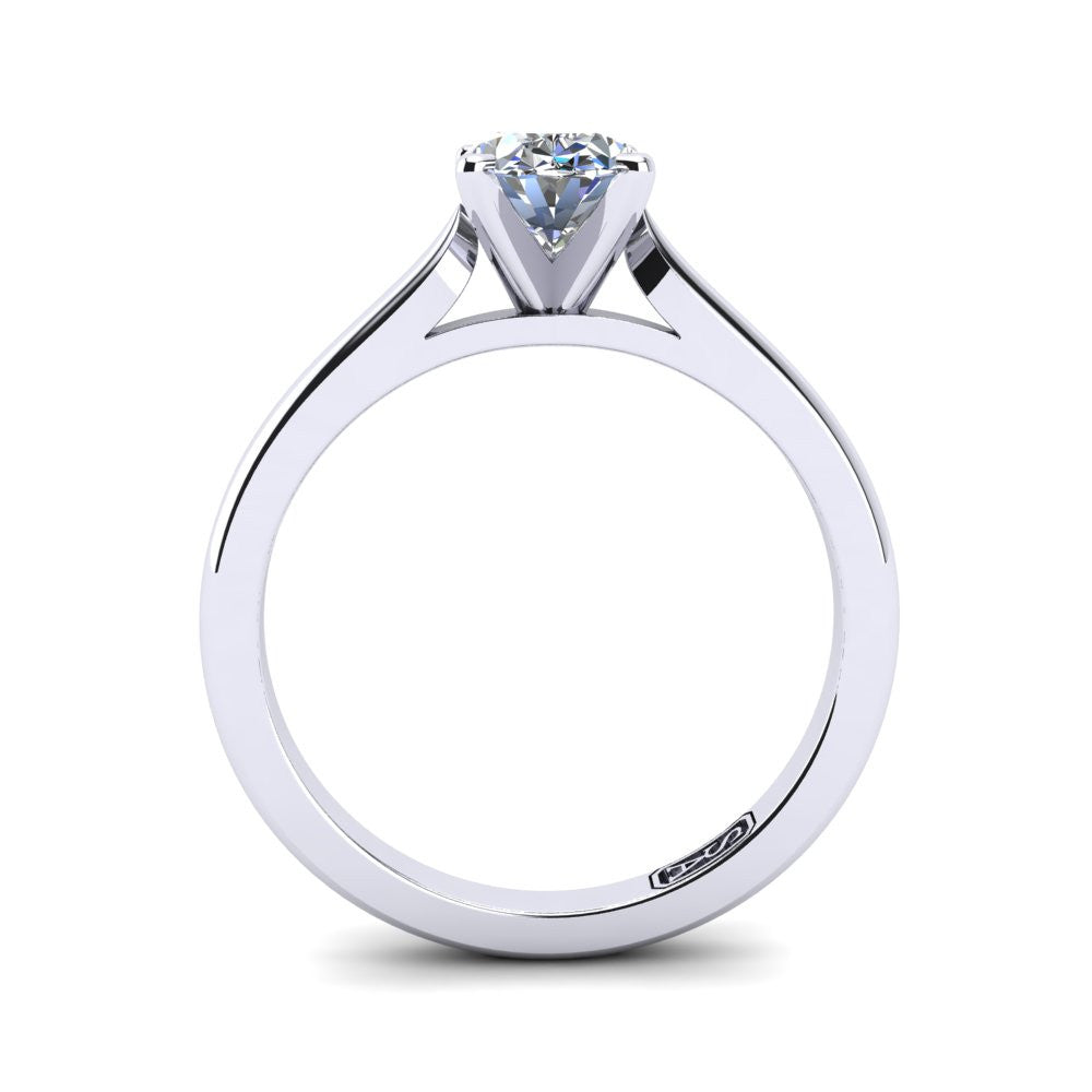 'Katie' Oval Cut Lab Grown Engagement Ring