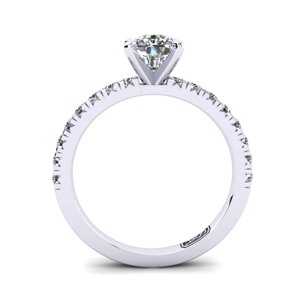 'Emily' Cushion Cut Lab Grown Engagement Ring