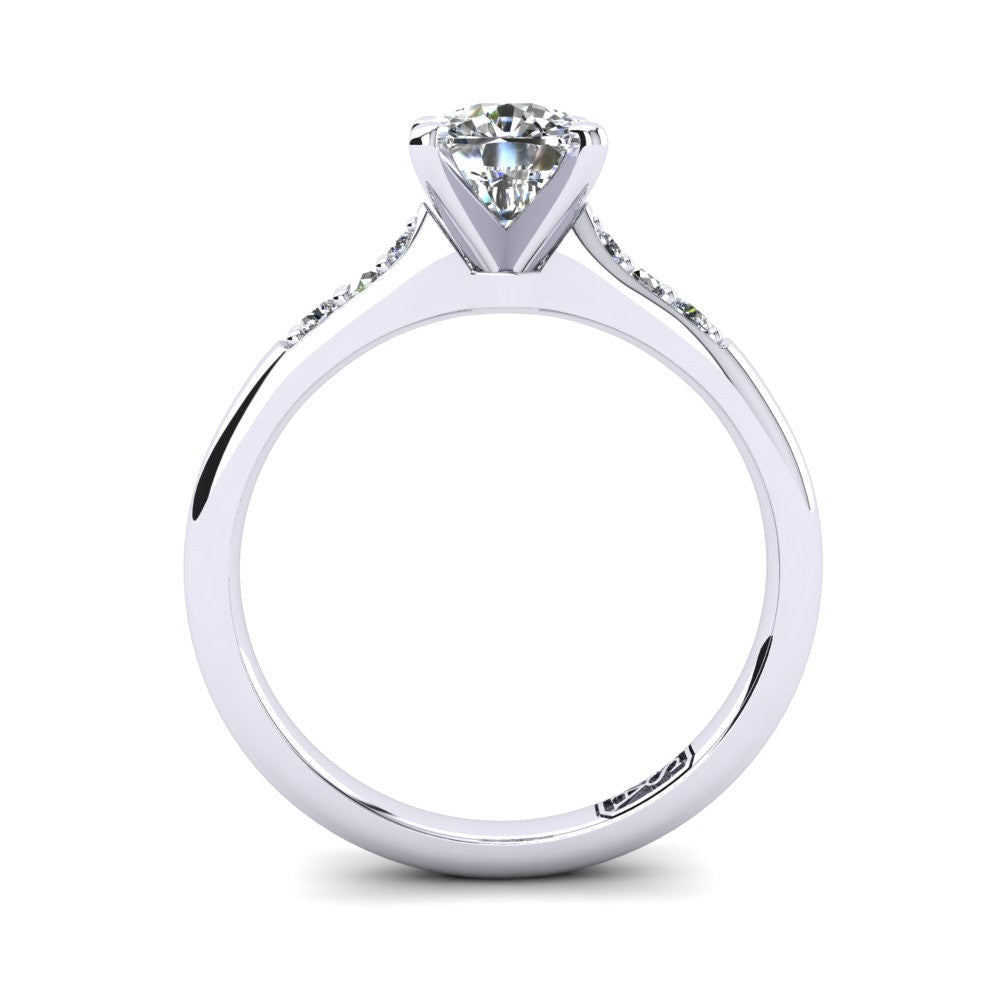 'Hope' Cushion Cut Lab Grown Engagement Ring