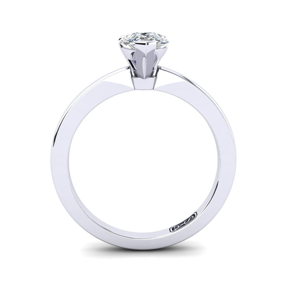 'Grace' Pear Cut Lab Grown Engagement Ring