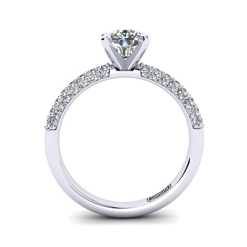 'Kylie' Cushion Cut Lab Grown Engagement Ring