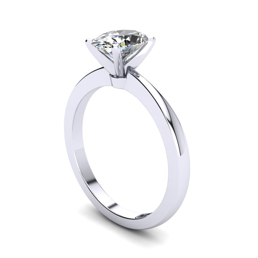 'Grace' Oval Cut Lab Grown Engagement Ring