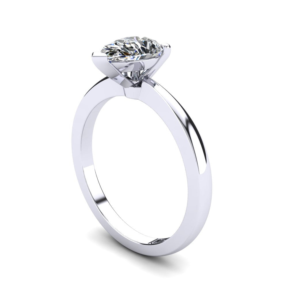 'Grace' Pear Cut Lab Grown Engagement Ring