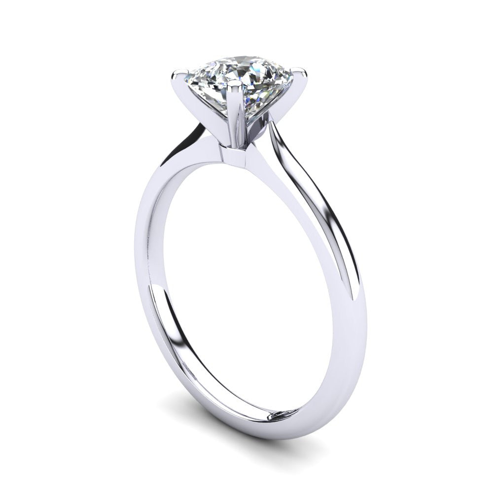 'Delta' Cushion Cut Lab Grown Engagement Ring