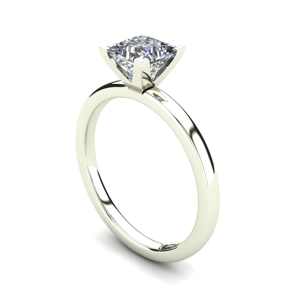'Fiona' Princess Cut Lab Grown Engagement Ring
