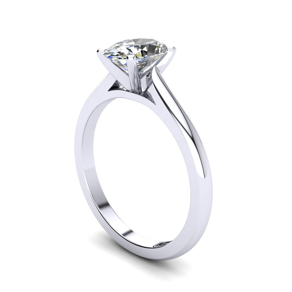'Katie' Oval Cut Lab Grown Engagement Ring