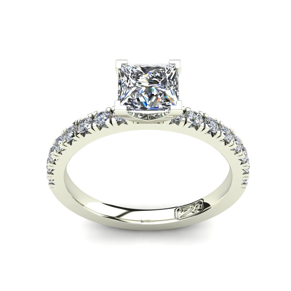 'Emily' Princess Cut Lab Grown Engagement Ring