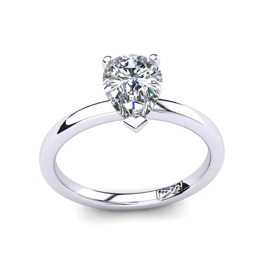 'Fiona' Pear Cut Lab Grown Engagement Ring