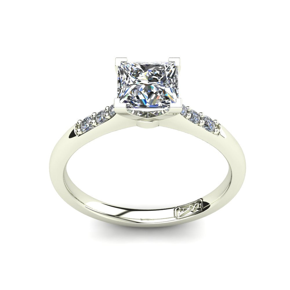 'Hope' Princess Cut Lab Grown Engagement Ring