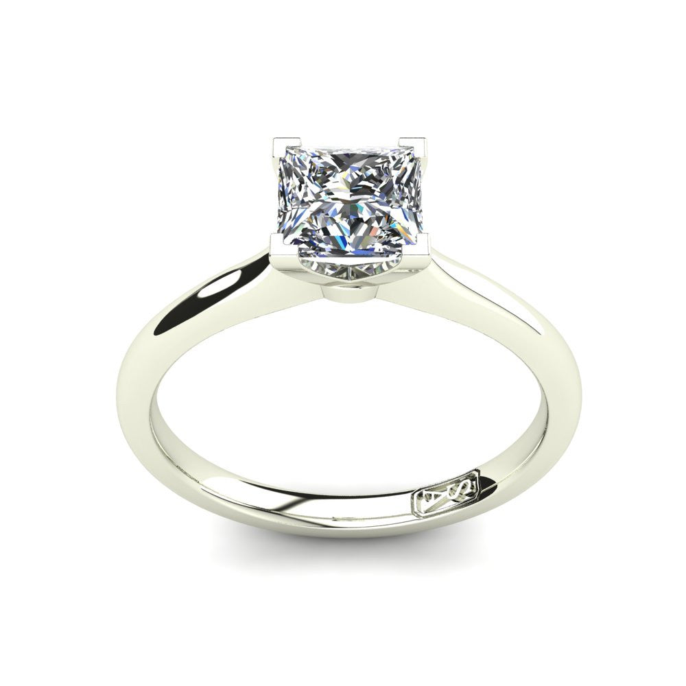 'Delta' Princess Cut Lab Grown Engagement Ring