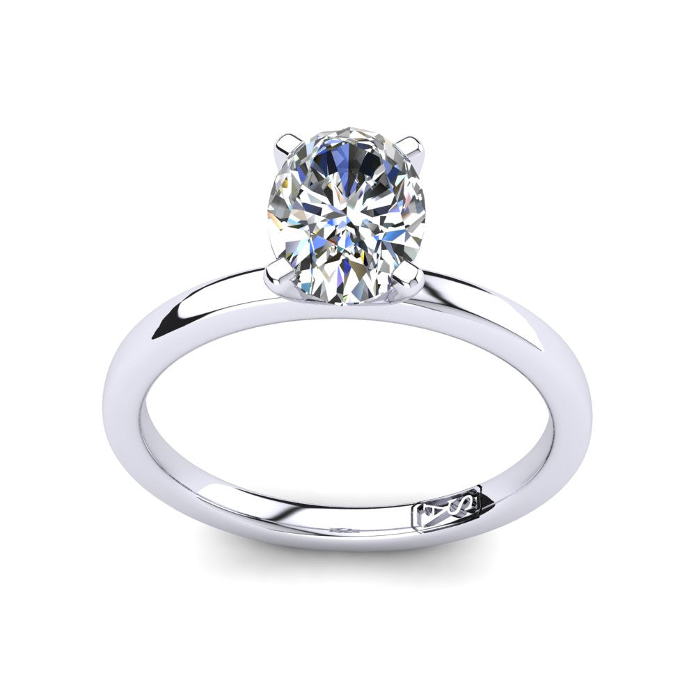 'Fiona' Oval Cut Lab Grown Engagement Ring