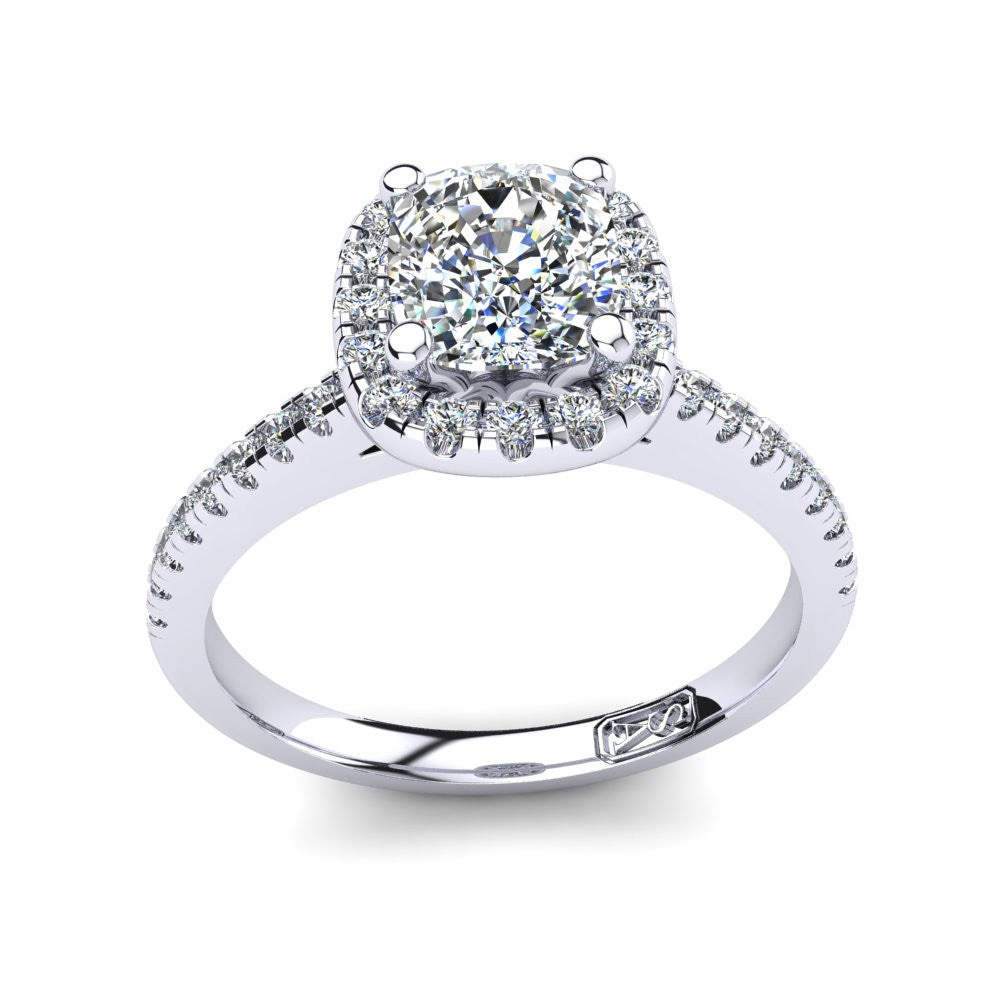 'Jenna' Cushion Cut Lab Grown Engagement Ring