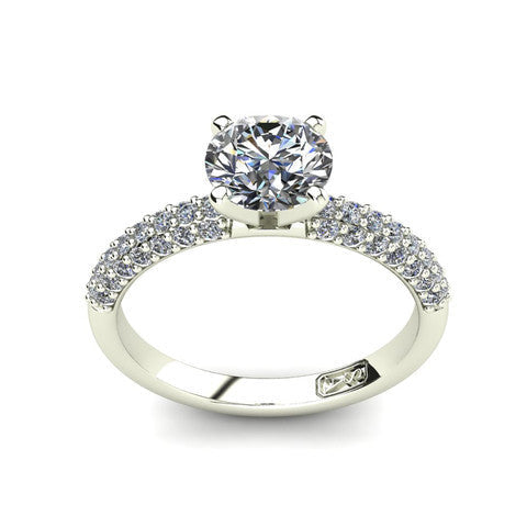 'Kylie' Round Brilliant Cut Lab Grown Engagement Ring