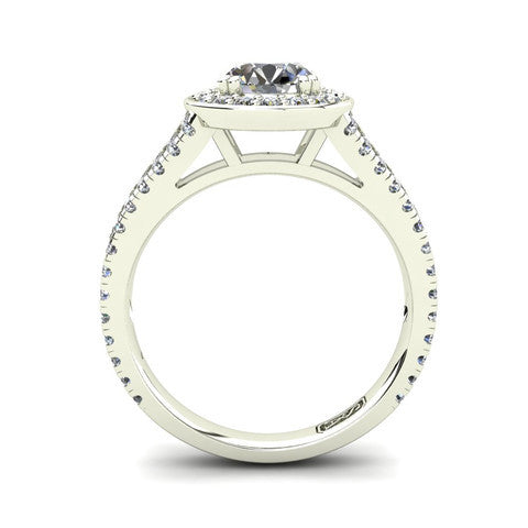 'Flora' Round Brilliant Cut Lab Grown Engagement Ring