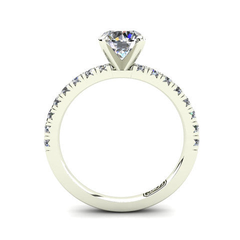 'Emily' Round Brilliant Cut Lab Grown Engagement Ring