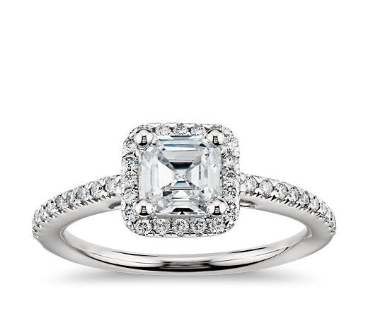 Asscher Cut Halo Design