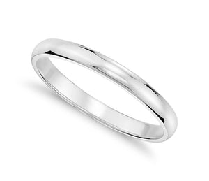 Classic White Gold Band