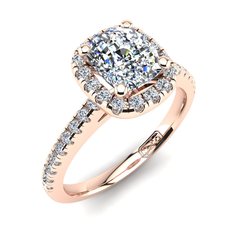 'Jenna' Cushion Cut Engagement Ring
