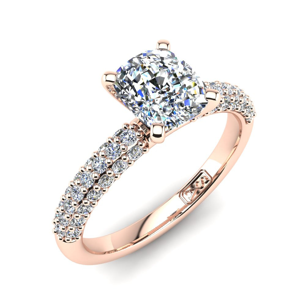 'Kylie' Cushion Cut Engagement Ring