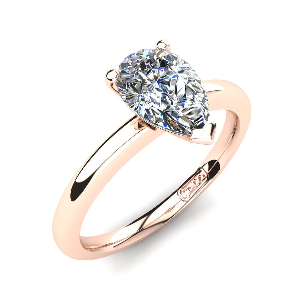 'Casey' Pear Cut Engagement Ring