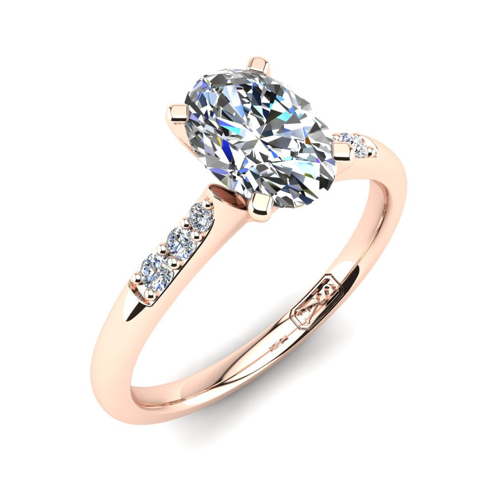 'Hope' Oval Cut Engagement Ring