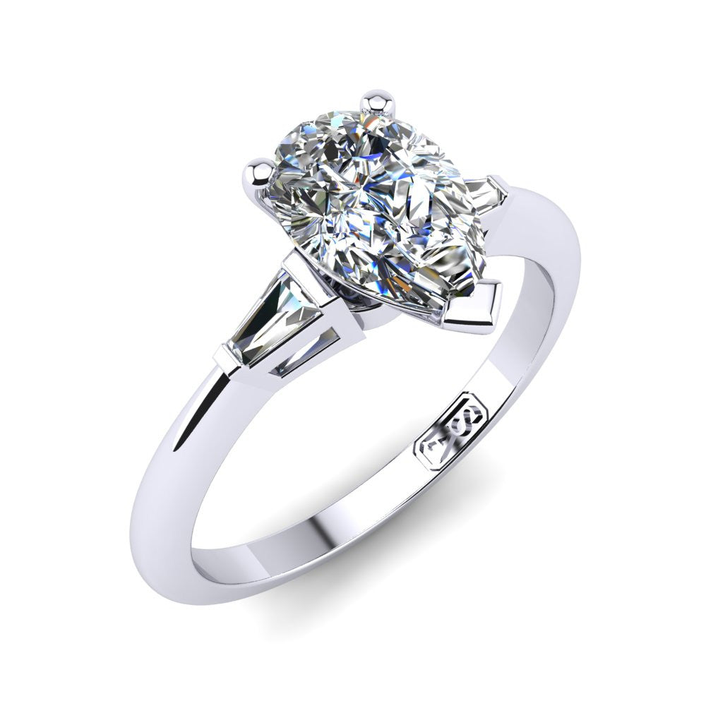 'Marni' Pear Cut Engagement Ring