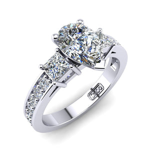 'Tayla' Pear Cut Engagement Ring