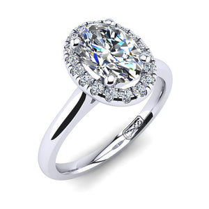 'Lola' Oval Cut Engagement Ring