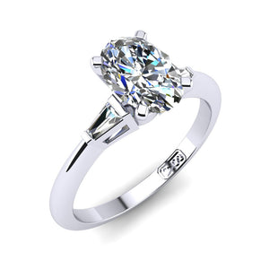 'Marni' Oval Cut Engagement Ring